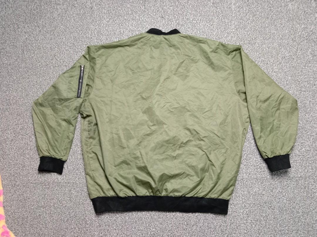 vintage flight jacket x bomber jacket, Men's Fashion, Coats, Jackets and Outerwear on Carousell