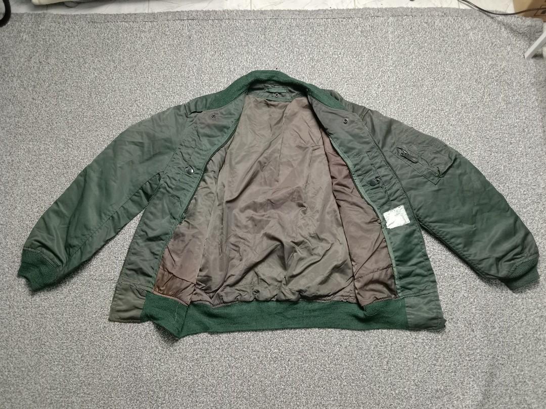 vintage flight jacket x bomber jacket x army, Men's Fashion, Coats, Jackets and Outerwear on