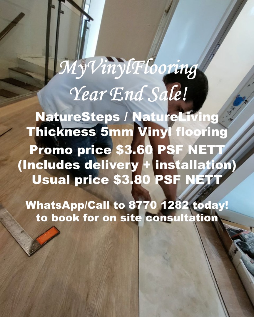5mm LVT Vinyl Flooring Year End Sales, Home Services, Renovations