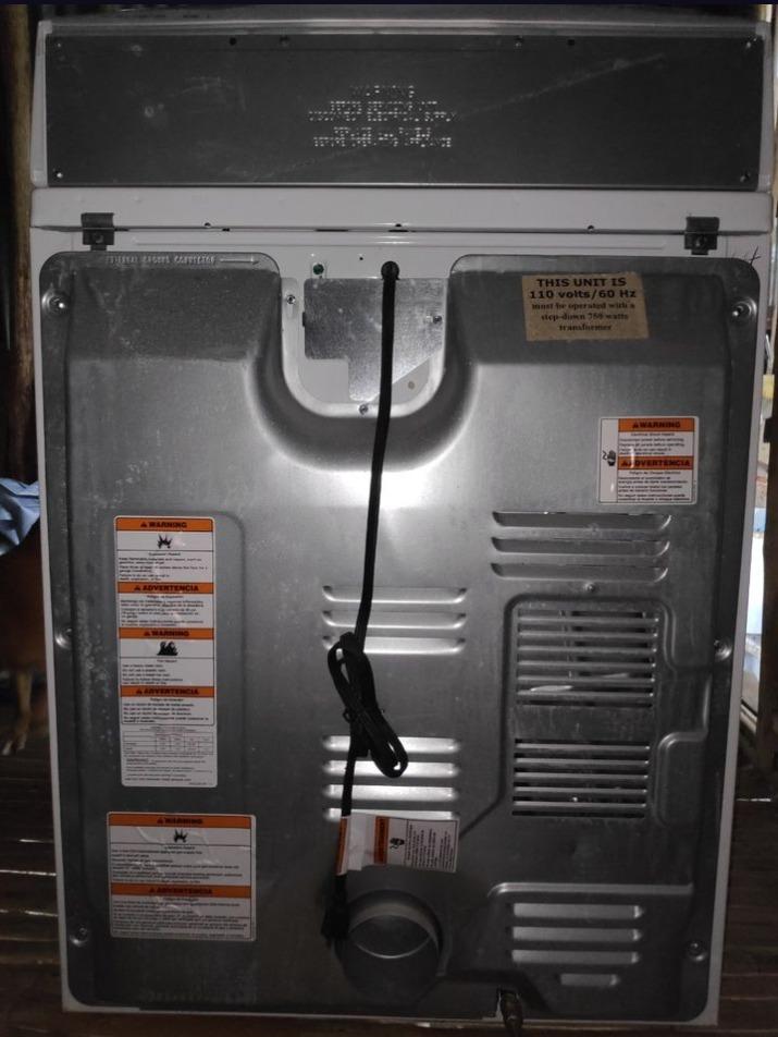 Whirlpool Propane dryer with free inverter and tank, TV & Home