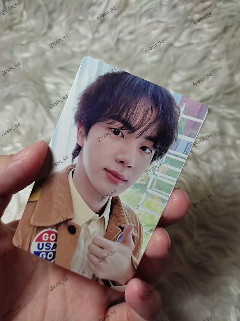 BTS Memories 2021 Blu-ray official photo card JUNGKOOK M JIN