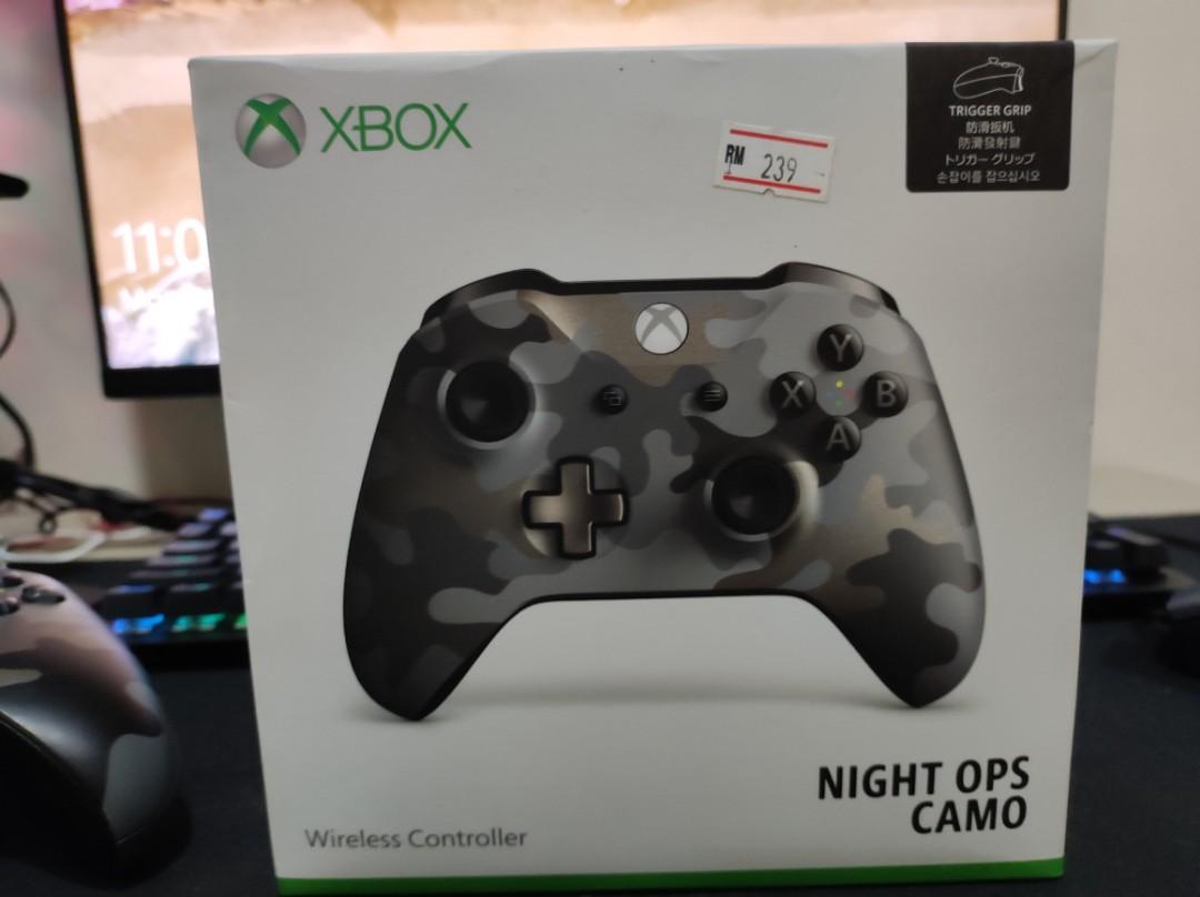 XBOX CONTROLLER NIGHT OPS CAMO Video Gaming Gaming Accessories
