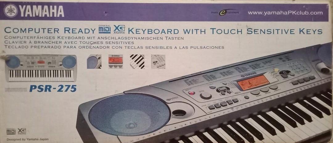 Yamaha psr 275 digital piano Hobbies Toys Music Media