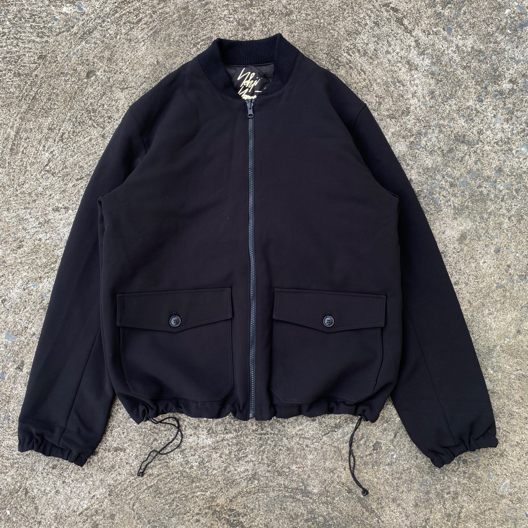 Yohji Yamamoto- Pour Homme - Reversible - Bomber Quilted Jacket, Men's ...