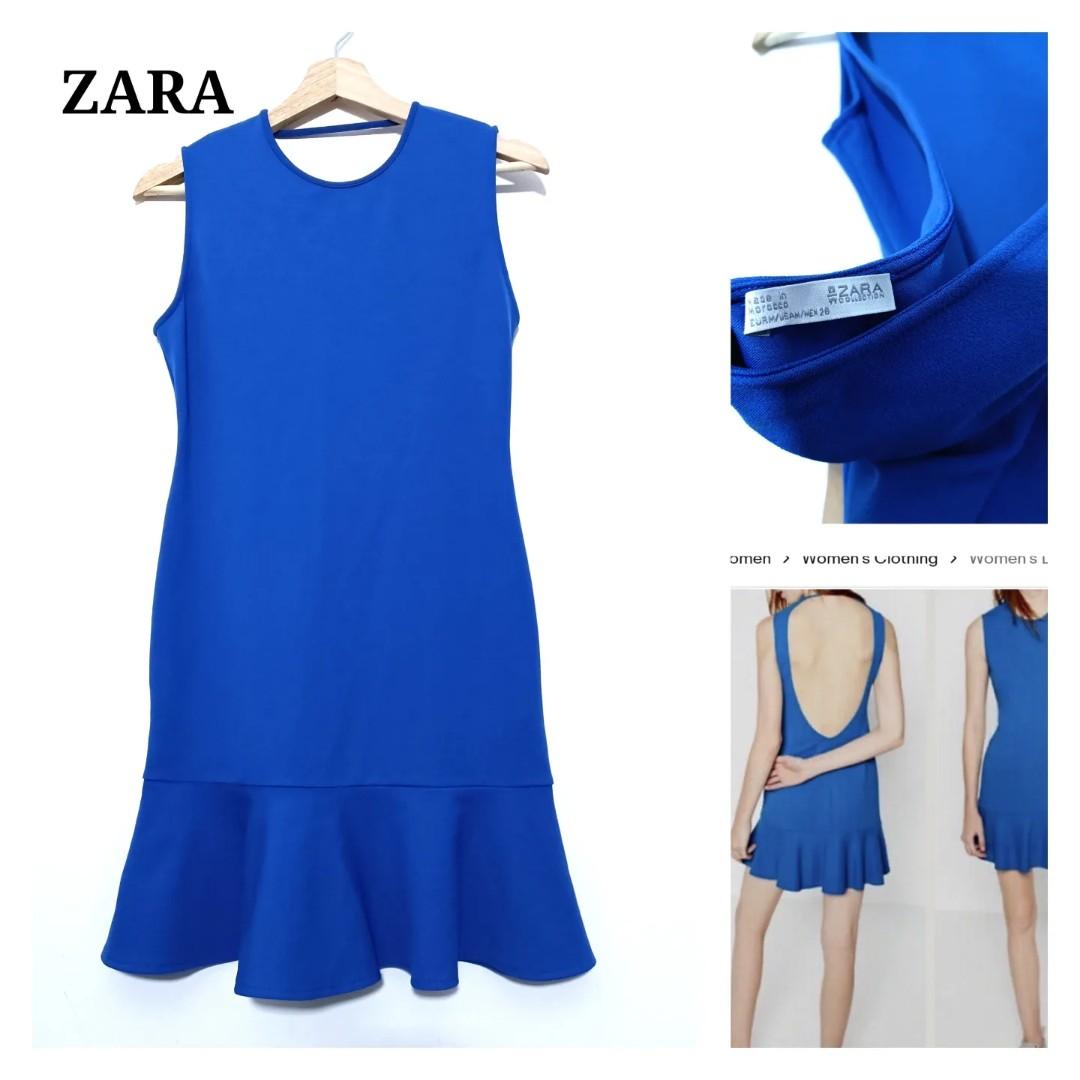 Zara Backless Mini Dress, Women's Fashion, Dresses & Sets, Evening Dresses  & Gowns on Carousell
