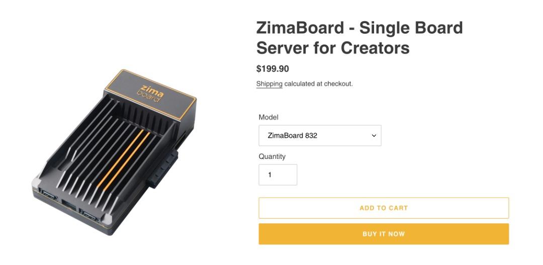 ZimaBoard Single Board Server for Creators, Computers & Tech, Laptops