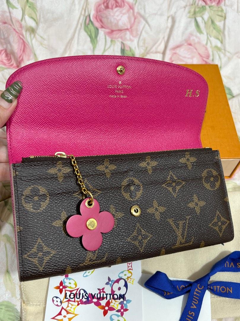 100% Authentic Louis Vuitton Emilie Wallet Bloom Flower Monogram, Luxury,  Bags & Wallets on Carousell