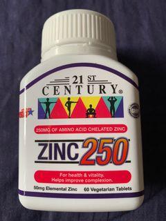 21st Century ZINC 250mg