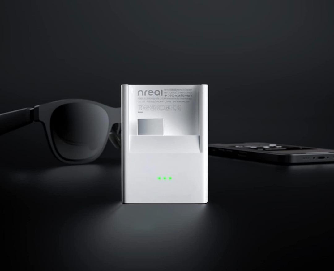 一套2件) 2022最新Nreal Air AR Glasses連Adopter (擴充實景眼鏡