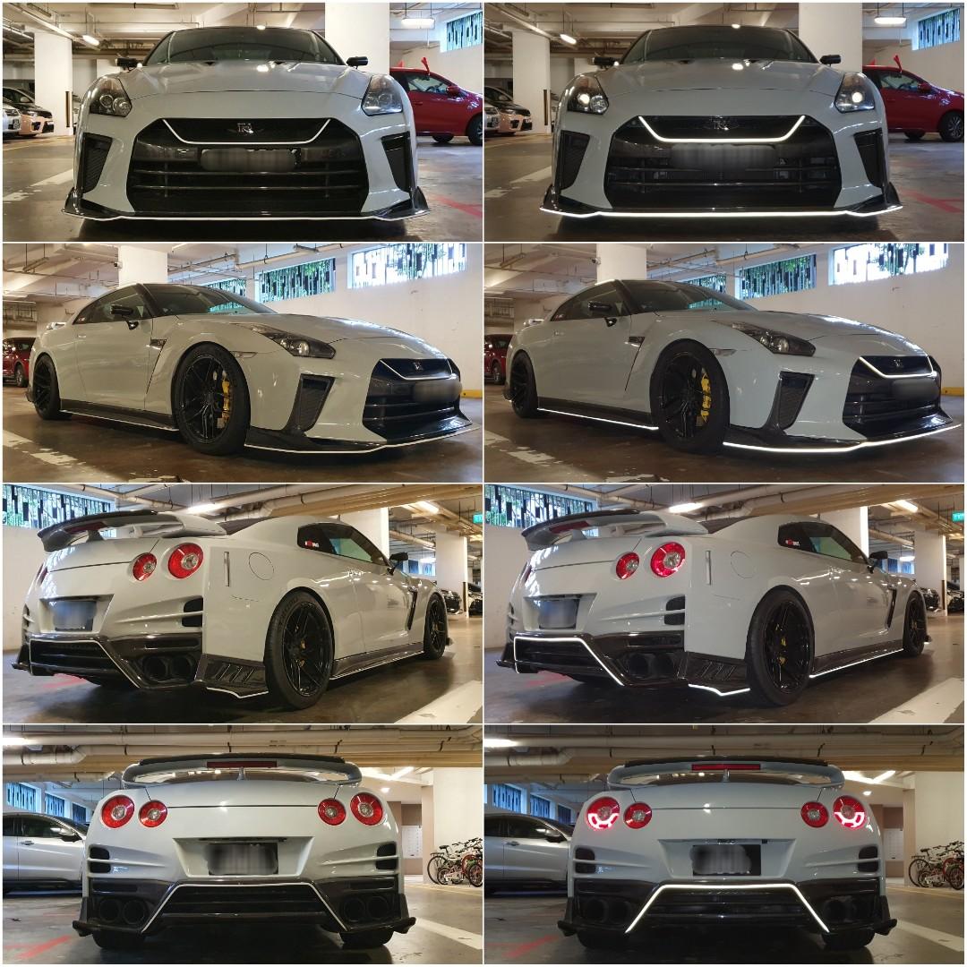 3M Reflective Sticker Tape On (Nissan GTR R35), Car Accessories ...