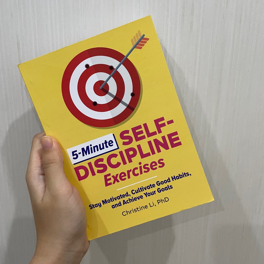5Minute SelfDiscipline Exercises Book, Hobbies & Toys, Books