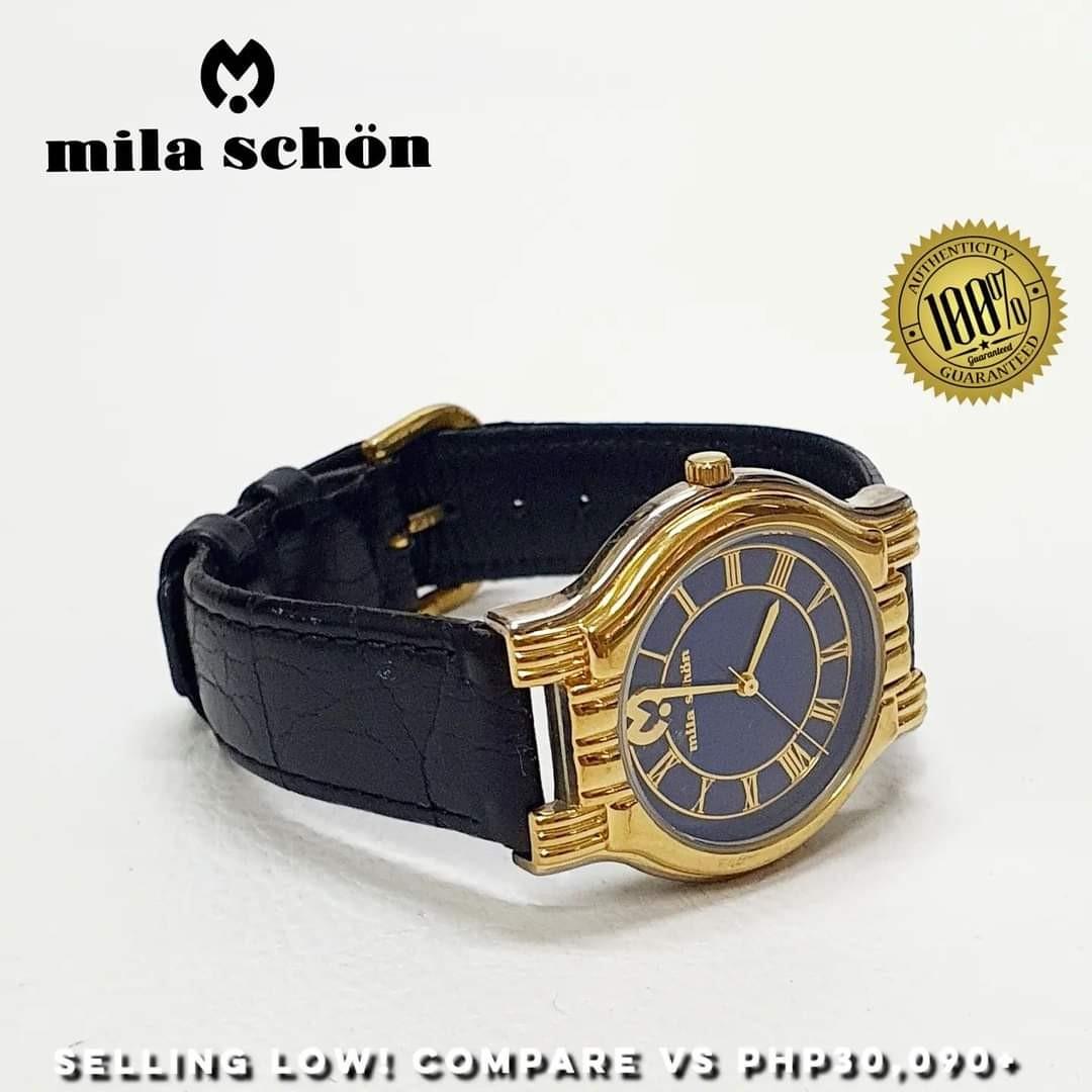 ?% Authentic MILA SCHON®️ Genuine Leather Analog Luxury  display picture 3
