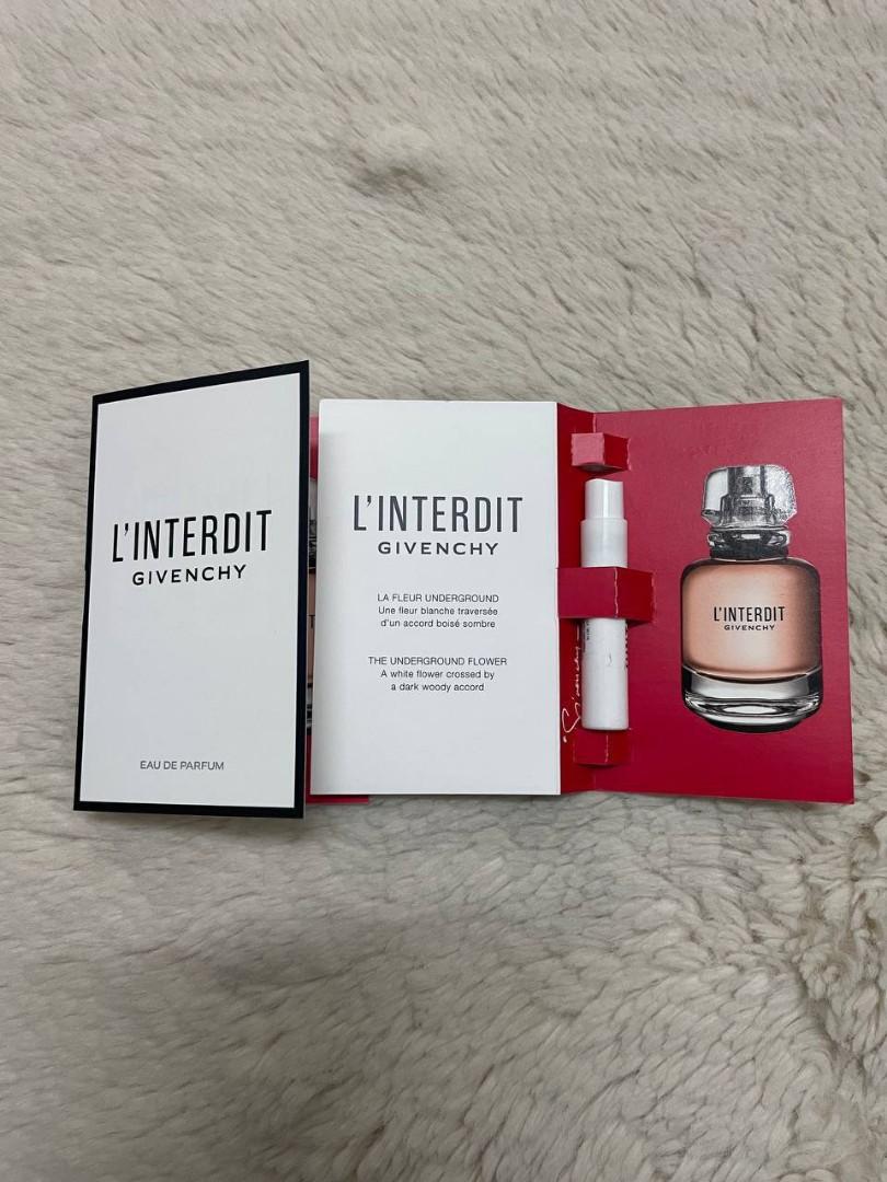 AUTHENTIC VIAL GIVENCHY L IRTERDIT EDP Beauty Personal Care Fragrance Deodorants on Carousell