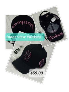 🇰🇷 MLB PINK Yankees works embroidery inner (black & pink)