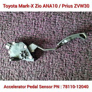 🇯🇵🇯🇵 Toyota Mark X Zio ANA10 GGA10 Prius ZVW30 Accelerator Pedal Sensor / Throttle Position Padel Sensor ( DENSO 78110-12040 / 198800-7830 )
