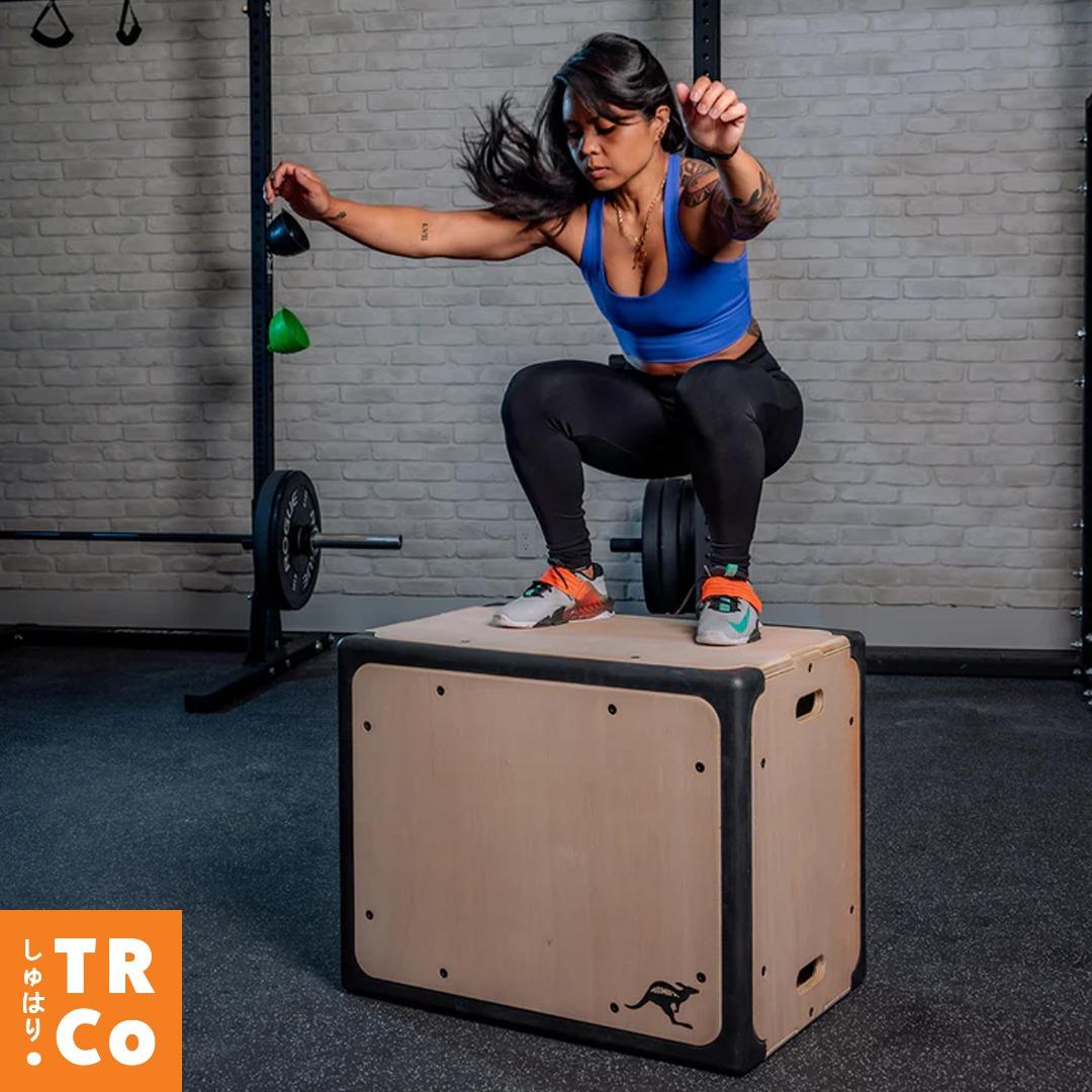 AbMat RooBox. Hybrid Plyometric Box Jump. Stable with EVA Foam on Edges