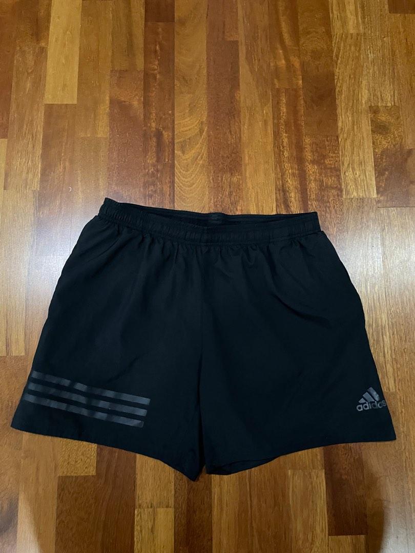 Adidas Black 3 Stripes Sports Shorts Pants size L Men s Fashion