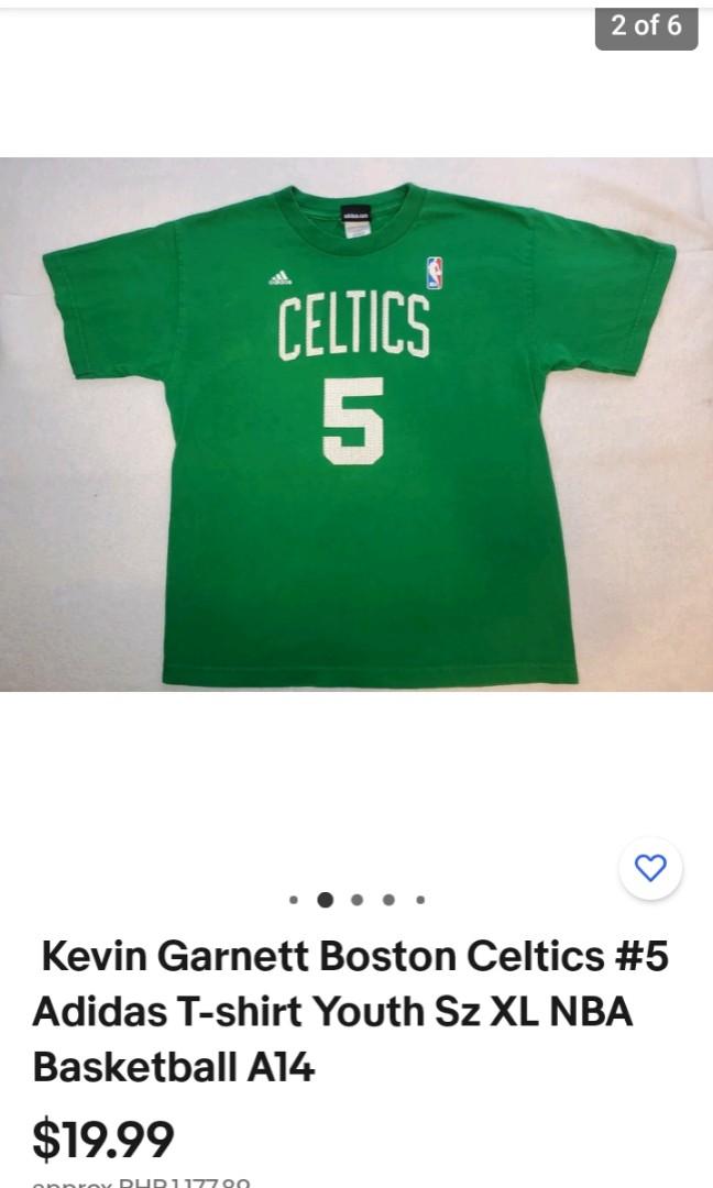 adidas Boston Celtics #5 Kevin Garnett Toddler Basketball Jersey-Green