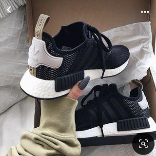 ADIDAS NMD R1 BA7751 黑金 日本代購 二手 23.5