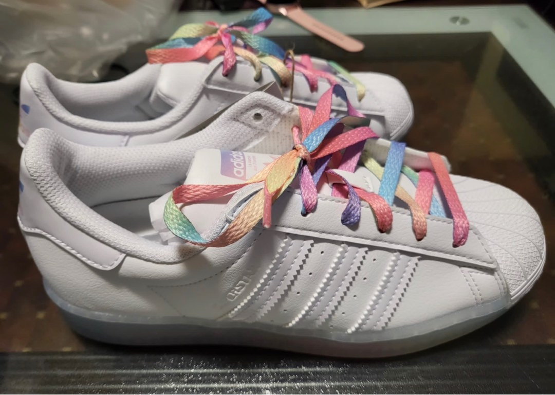 Adidas Rainbow Sneakers Women s Fashion Footwear Sneakers on