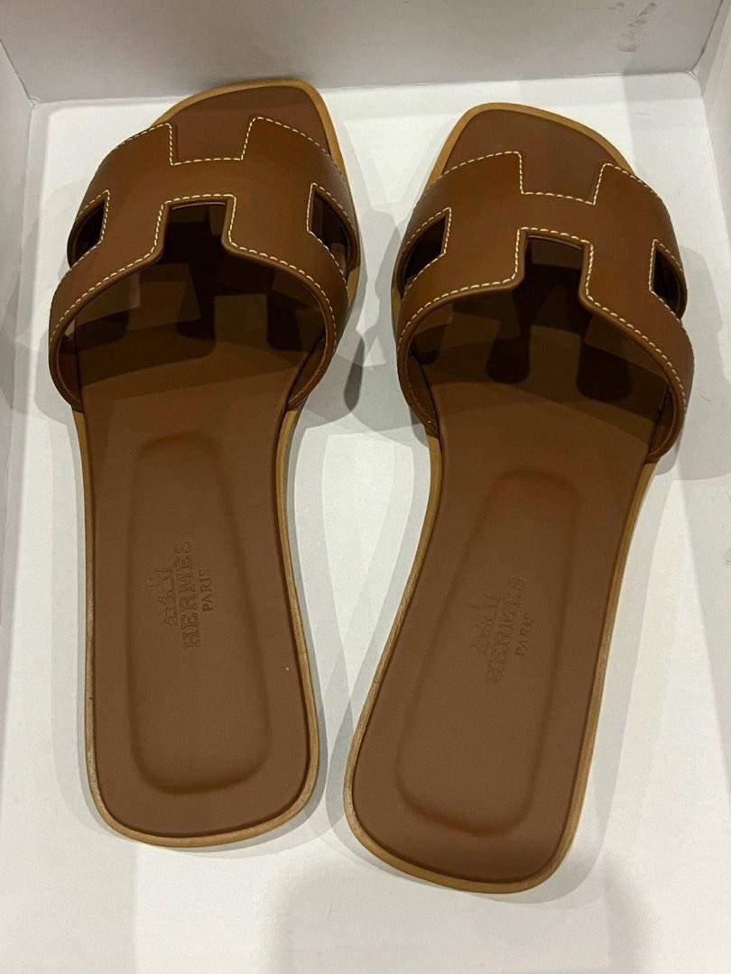 Authentic Hermes slippers, Luxury, Sneakers & Footwear on Carousell