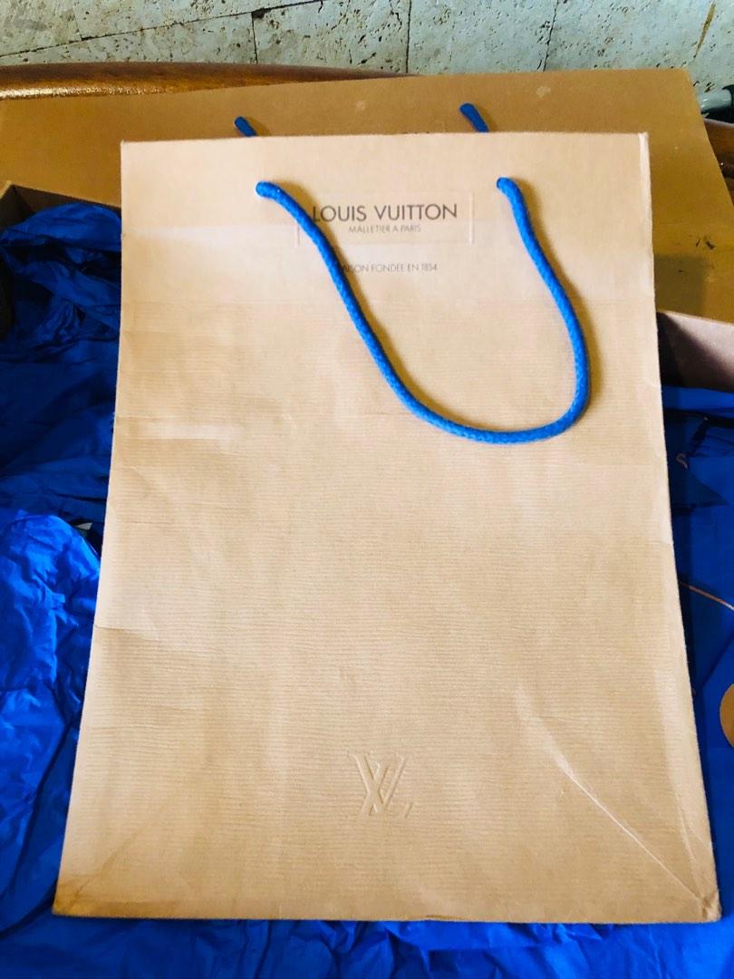 Authentic Louis Vuitton Paper Bag and Box, Luxury, Accessories on Carousell