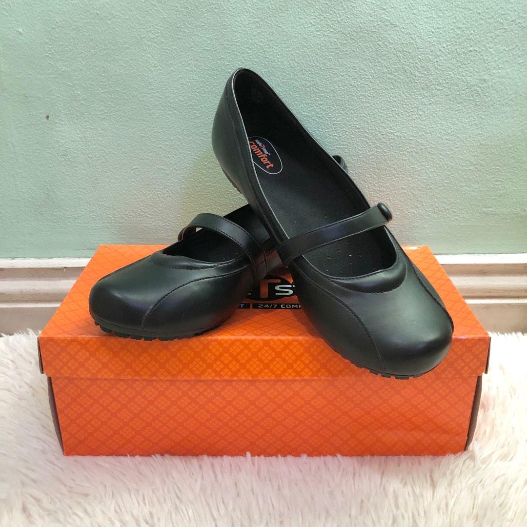 Authentic Safe Step Comfort Black Shoes Size US 8.5 Women s
