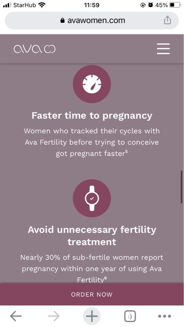 Ava Fertility Tracker, Babies & Kids, Maternity Care on Carousell