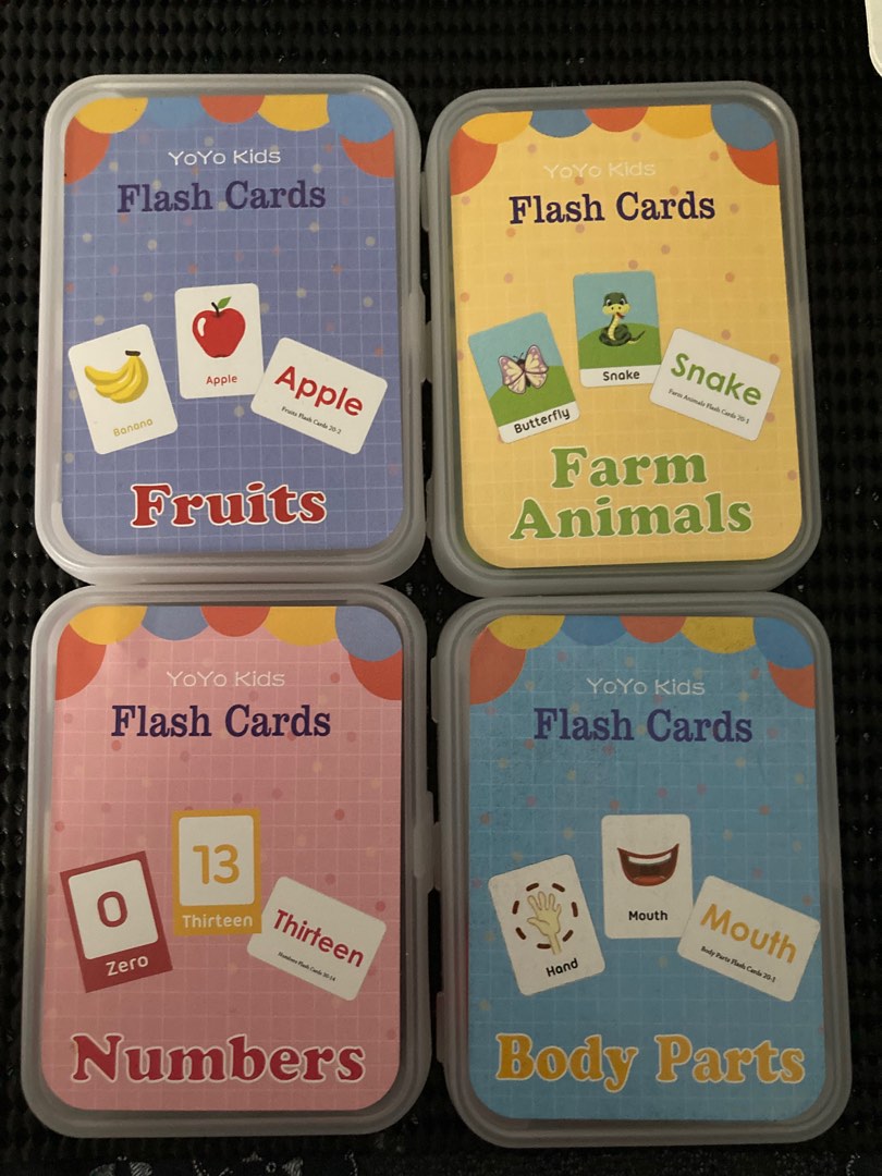 Baby flash cards, Babies & Kids, Infant Playtime on Carousell