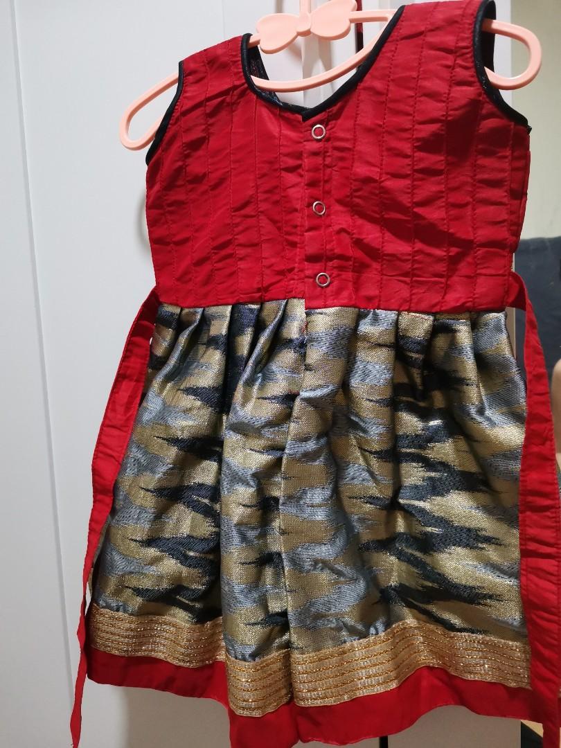 Baby girl Indian outfit Indian costume diwali deepavali traditional, Babies & Kids, Babies