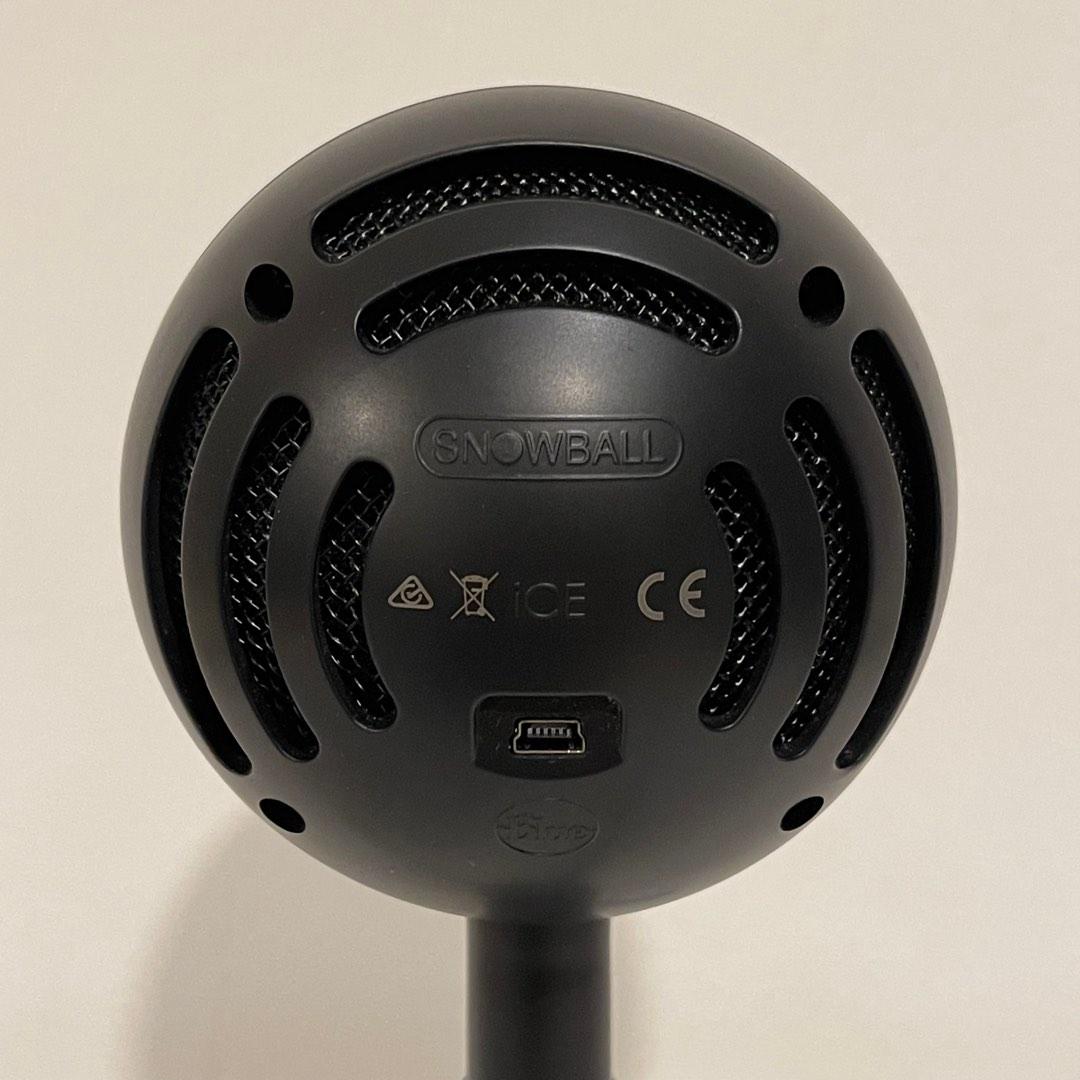 Blue Snowball iCE Condenser Microphone Mic Cardioid in Black, Audio, Microphones on Carousell