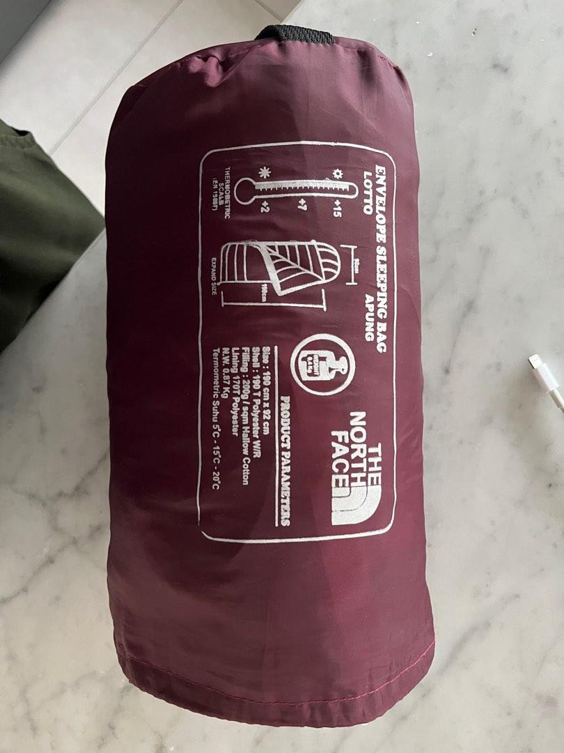 Brand new north face sleeping bag, Olah Raga, Perlengkapan Olahraga