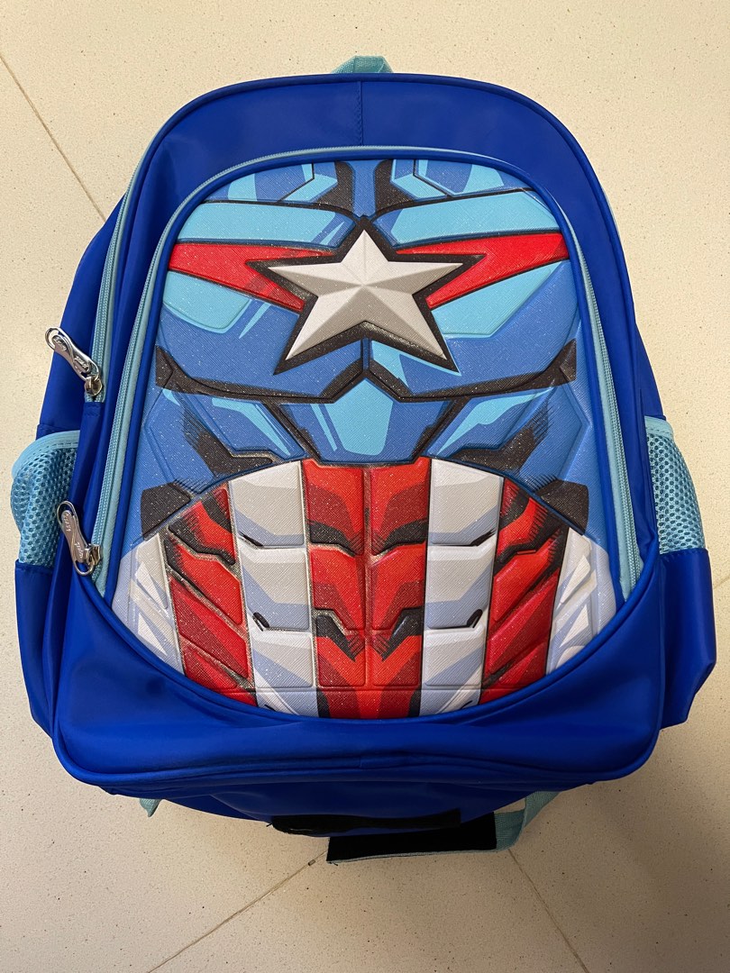 Captain America Backpack, Babies & Kids, Babies & Kids Fashion on Carousell
