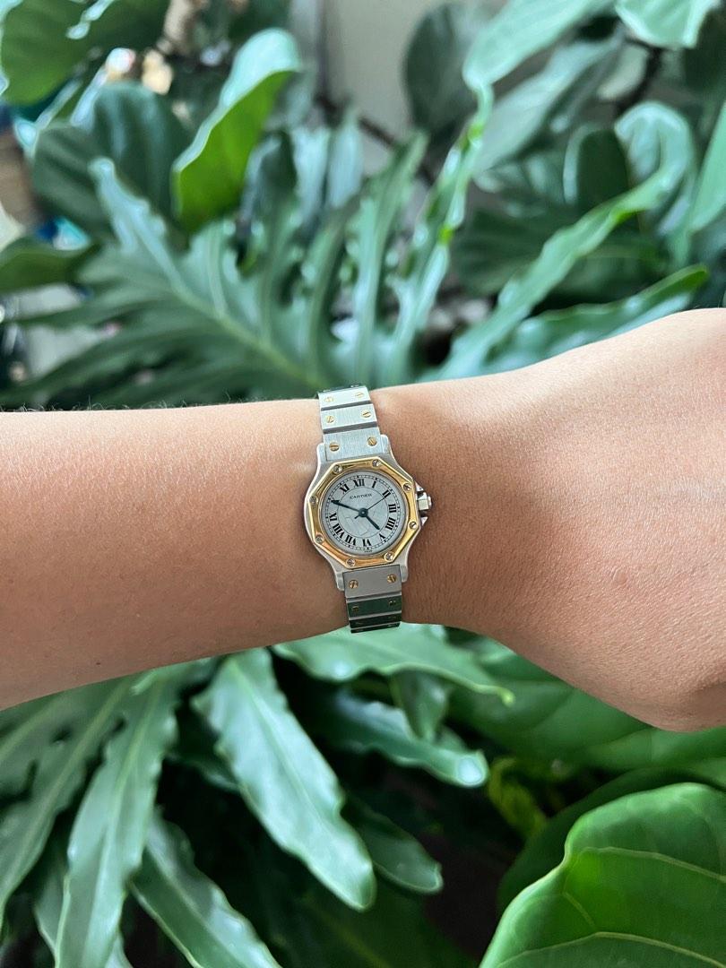 Cartier hexagon watch top