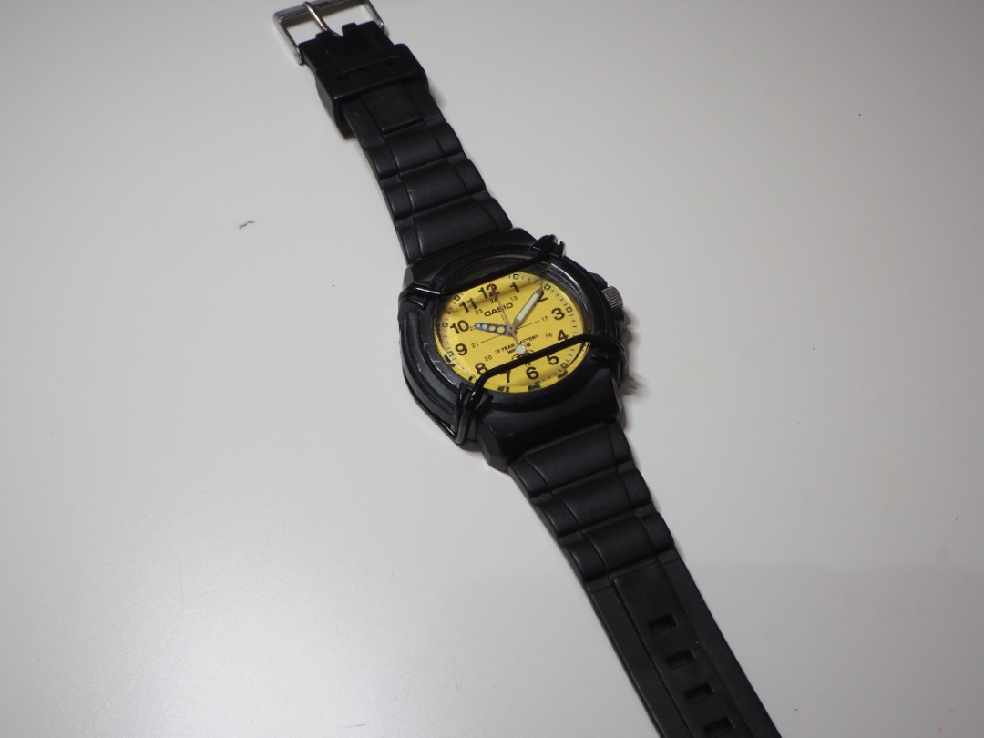 Casio HDA 600 Yellow face. Men s Fashion Watches Accessories