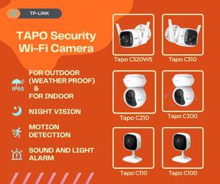 CCTV - TAPOS SECURITY CAMERA - OUTDOOR AND INDOOR CCTV