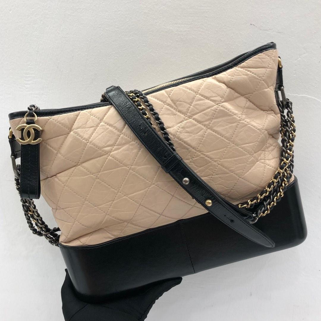 Authentic Chanel Gabrielle WOC in Blue and Black, Luxury, Bags & Wallets on  Carousell