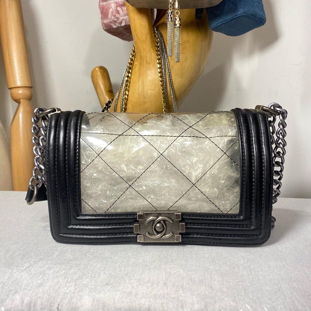 CHANEL LEBOY TRANSPARENT, Luxury, Bags & Wallets on Carousell