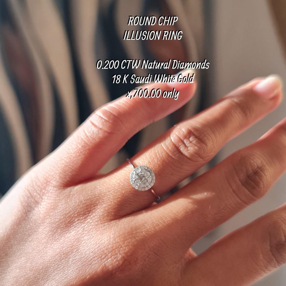 CHIP DIAMOND RING, Women's Fashion, Jewelry & Organizers, Rings on