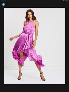 Christina Ruffle Hem Dress
