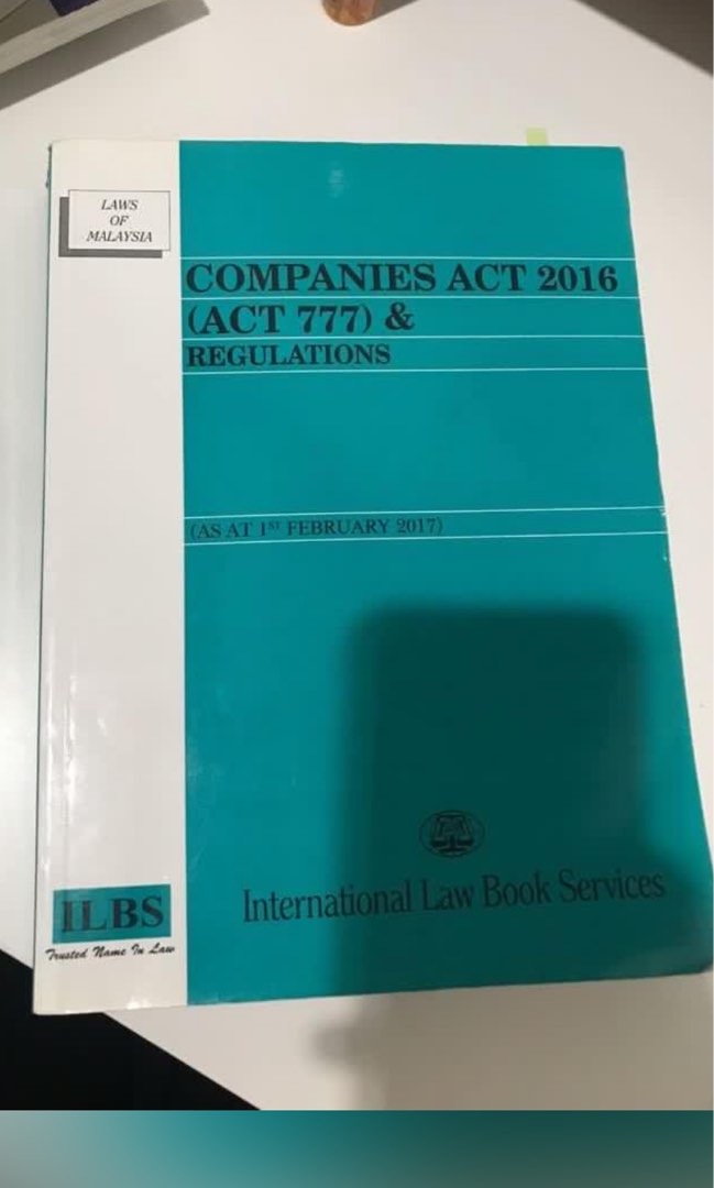 Companies Act 2016, Hobbies & Toys, Books & Magazines, Textbooks on
