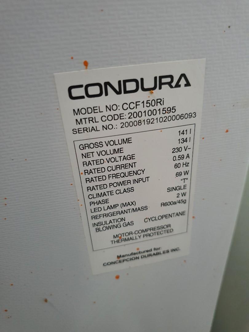 Condura Freezer Inverter (Chest freezer), TV & Home Appliances, Other