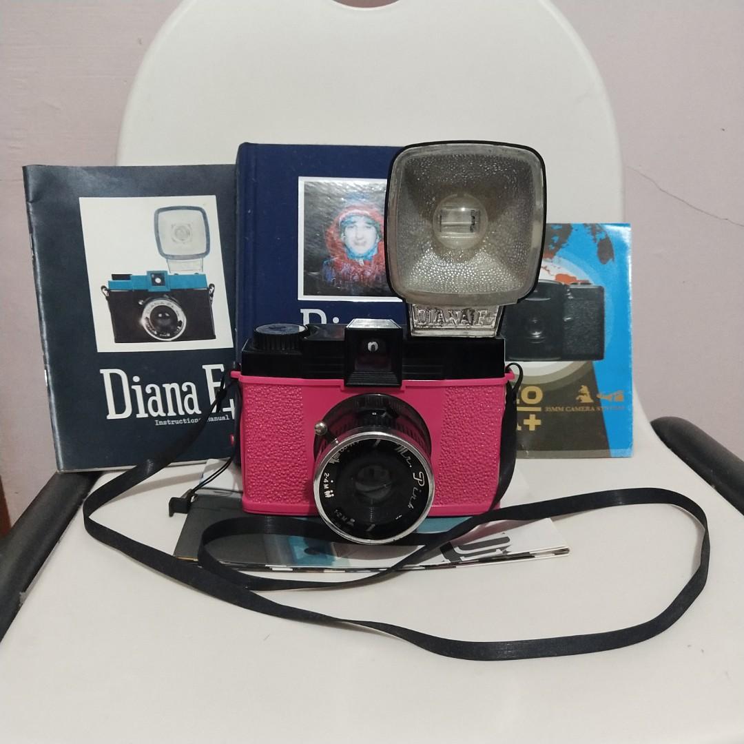 Appareil Photo Lomography Diana F+ – Bleu – Argentique 6x6 – En Boîte Avec Livret