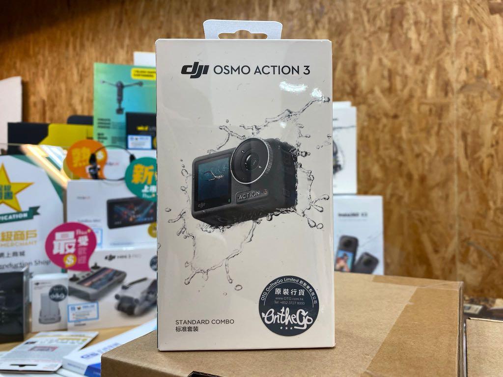 全新行貨】DJI Osmo Action 3 標準套裝, 攝影器材, 相機- Carousell