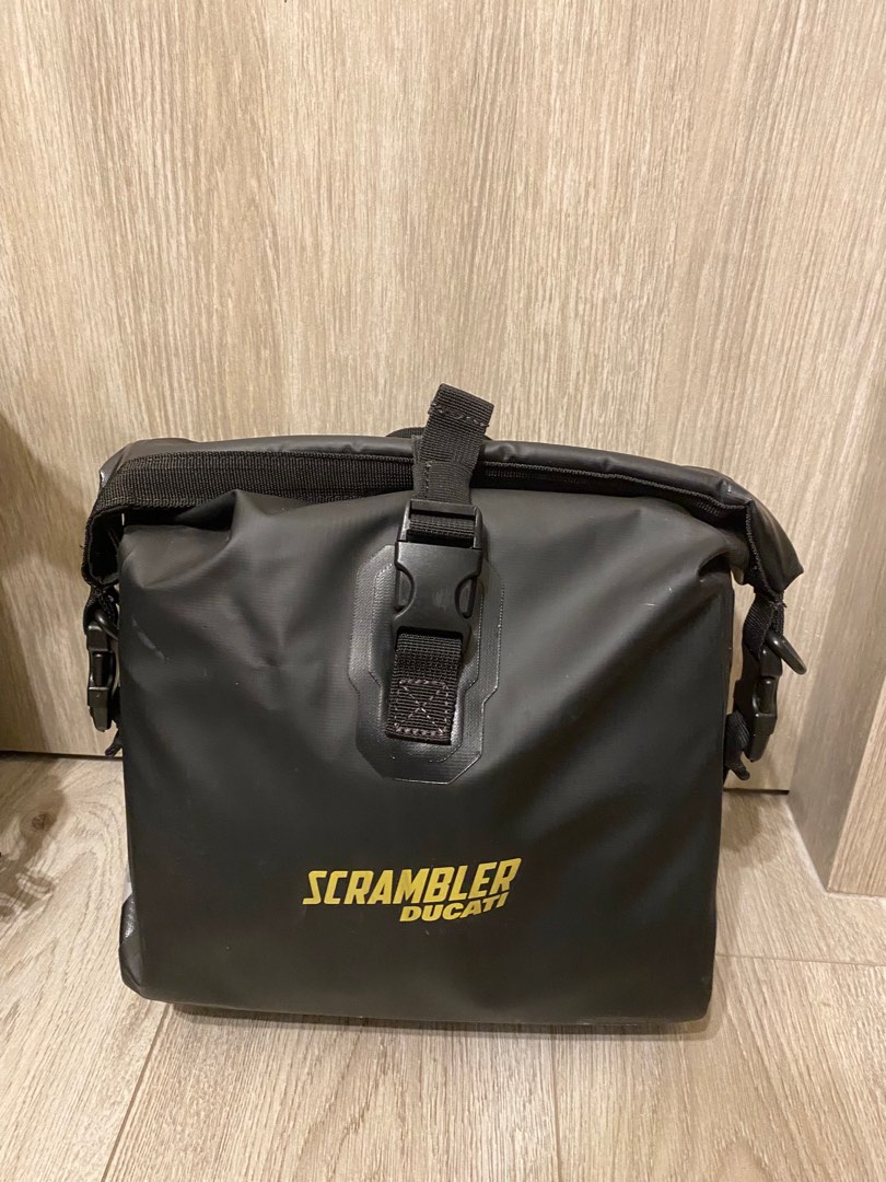 Motorcycle Ducati Scrambler Side Panniers (Black), Motorcycles, Motorcycle Accessories on Carousell