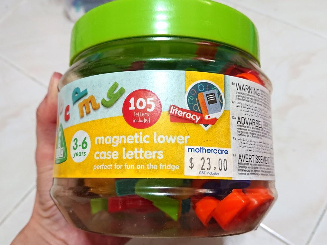 ELC Alphabet & numbers magnet come with free magnetic board, Babies ...
