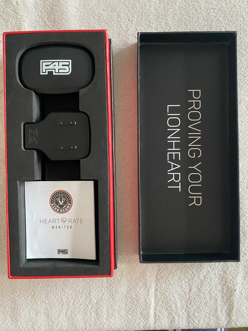 F45 lionheart rate monitor, Sports Equipment, Exercise & Fitness