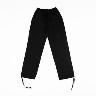 Fairgoods Celana Panjang - Cargo Pants Serut - Hitam - Link Shopee: https://shope.ee/2faEnMYpV4