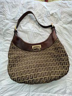 Fendi Zucchino Hobo Bag
