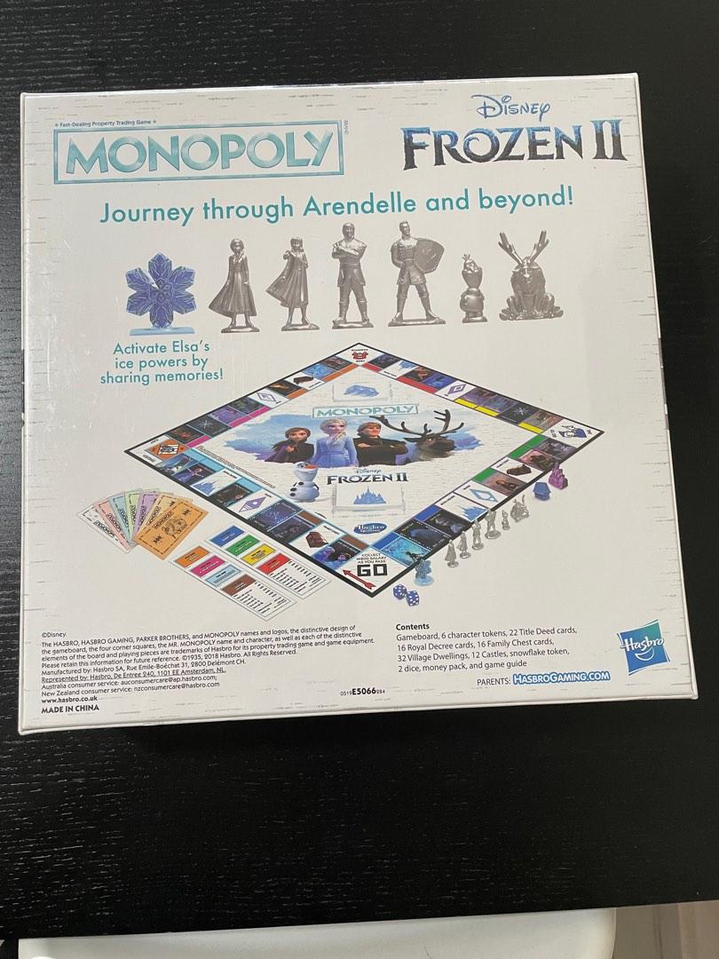 Frozen 2 monopoly set, Hobbies & Toys, Toys & Games on Carousell
